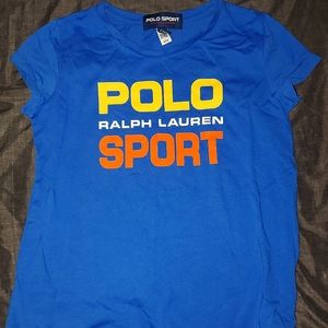 Girls Size 14-16(L) Ralph Lauren Polo Sport Dark Blue T Shirt 🏷NWOT🏷